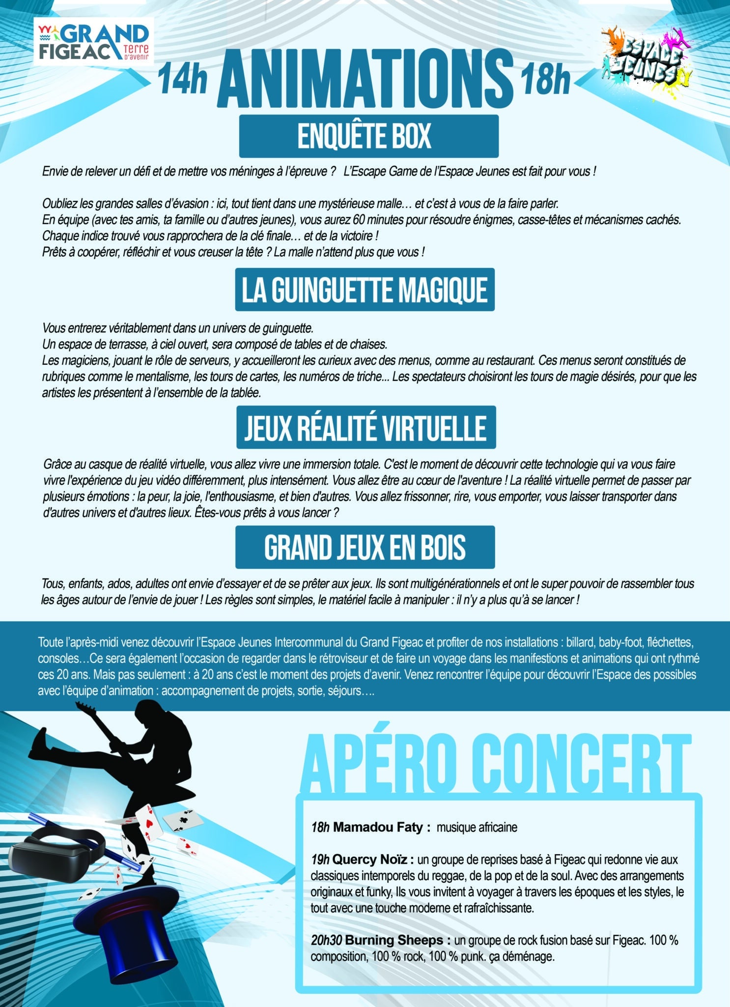 programme 20 ans