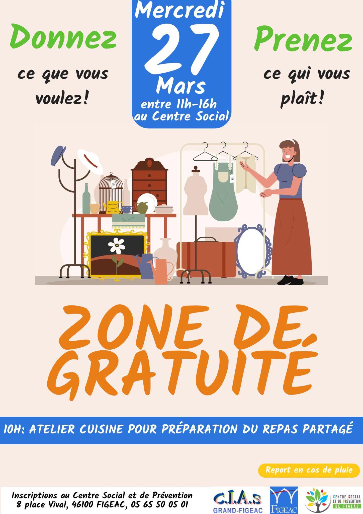 Centre Social et de Prévention - Ouverture d'une zone de gratuité ...
