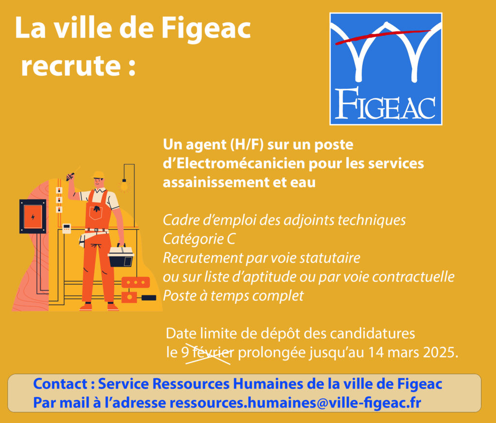 recrutement au 12 02 25