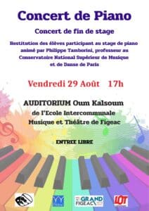 Concert de restitution - 1
