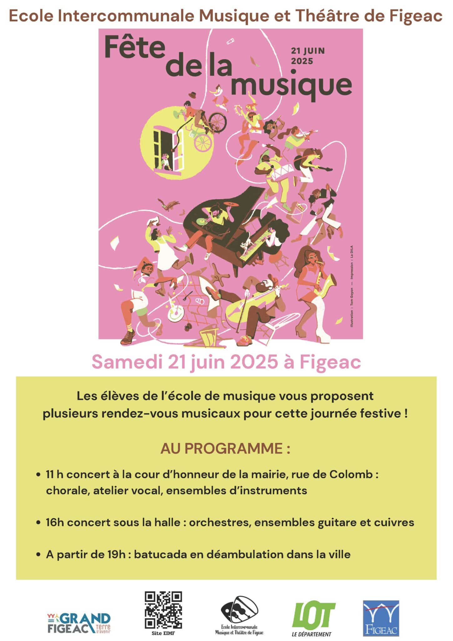 2025 - affiche fête de la musique