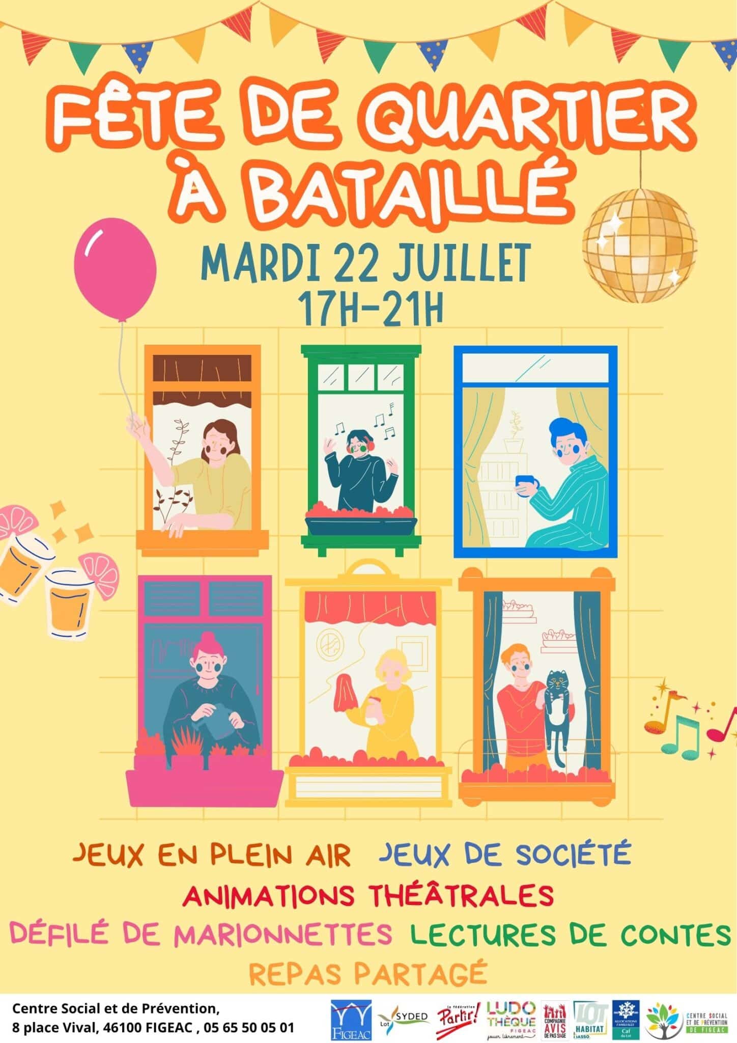 fête de quartier bataillé