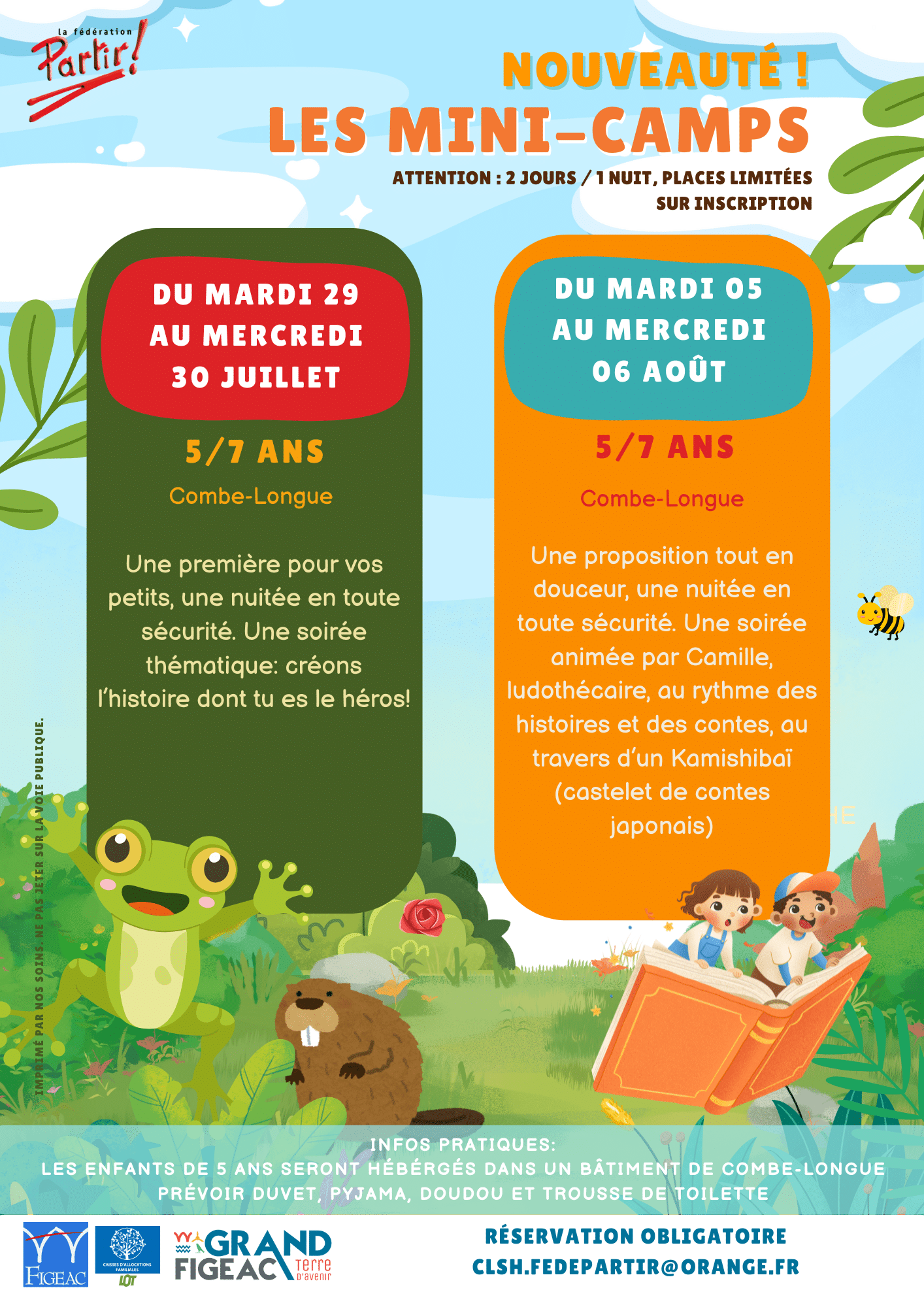 minicamps 5-7 ans