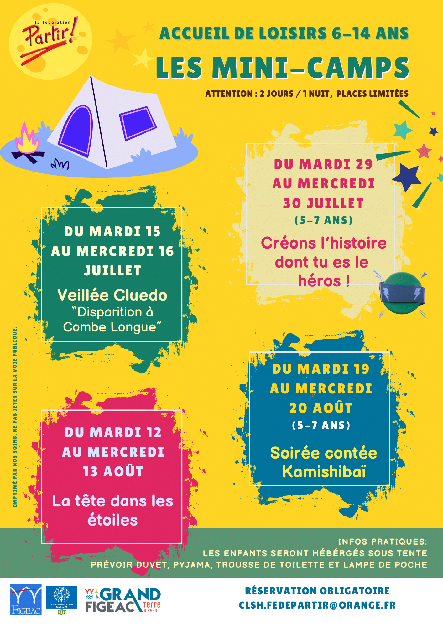 minicamps 6-14 ans