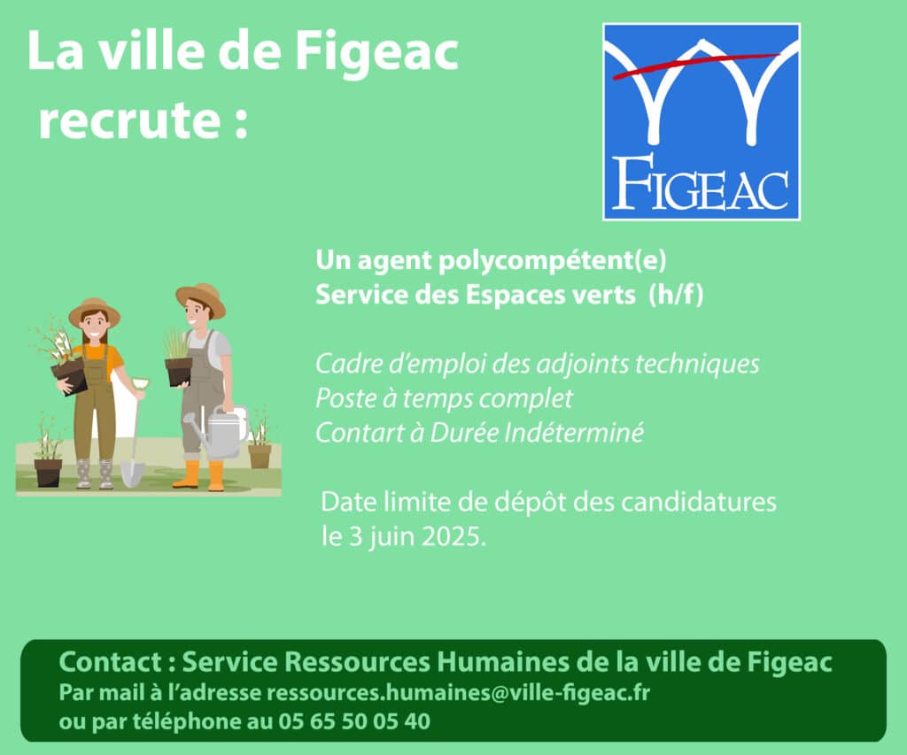 recrutement au 10 juin 2025 espace verts copie