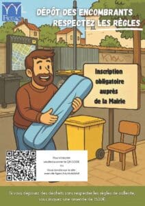 affiche collecte encombrant