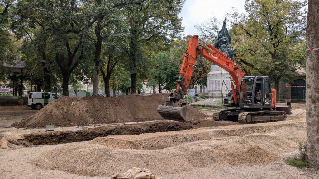 diagnostic archéologique de la place de la raison 15 09 25 (68)