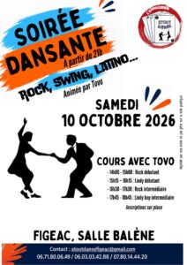 a ffiche soirée 10 octobre 2026
