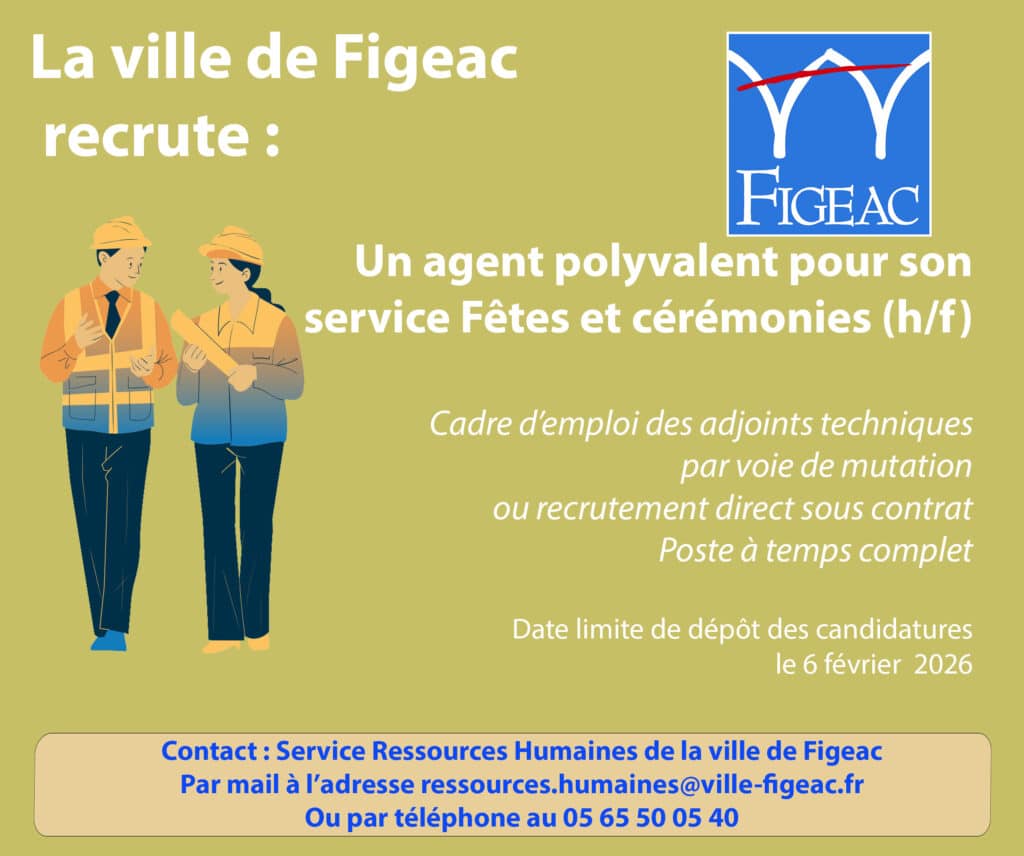 Recrutement Agent Fêtes Et Cérémonies