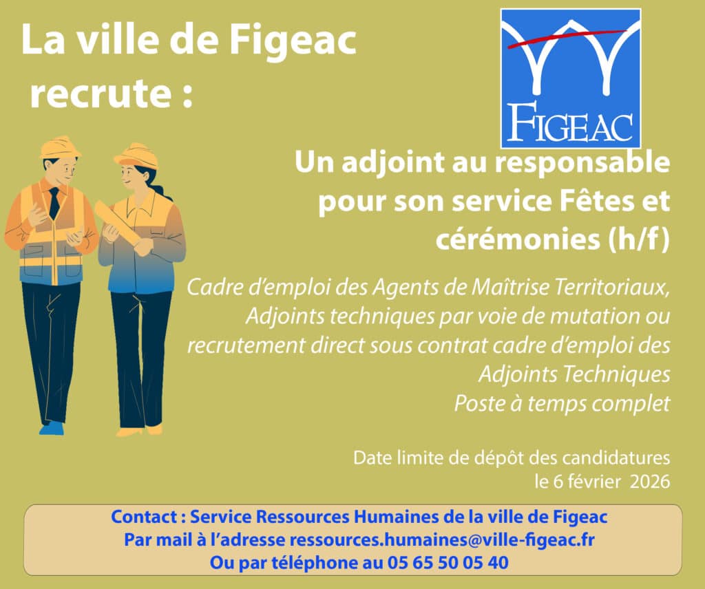 Recrutement Agent Fetes Et Ceremonies Adjoint Responsable Copie