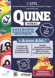 affiche apel quine 2026