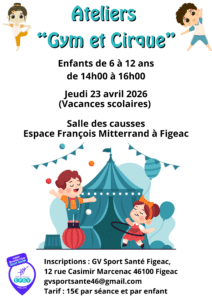 ateliers cirque et gym avril