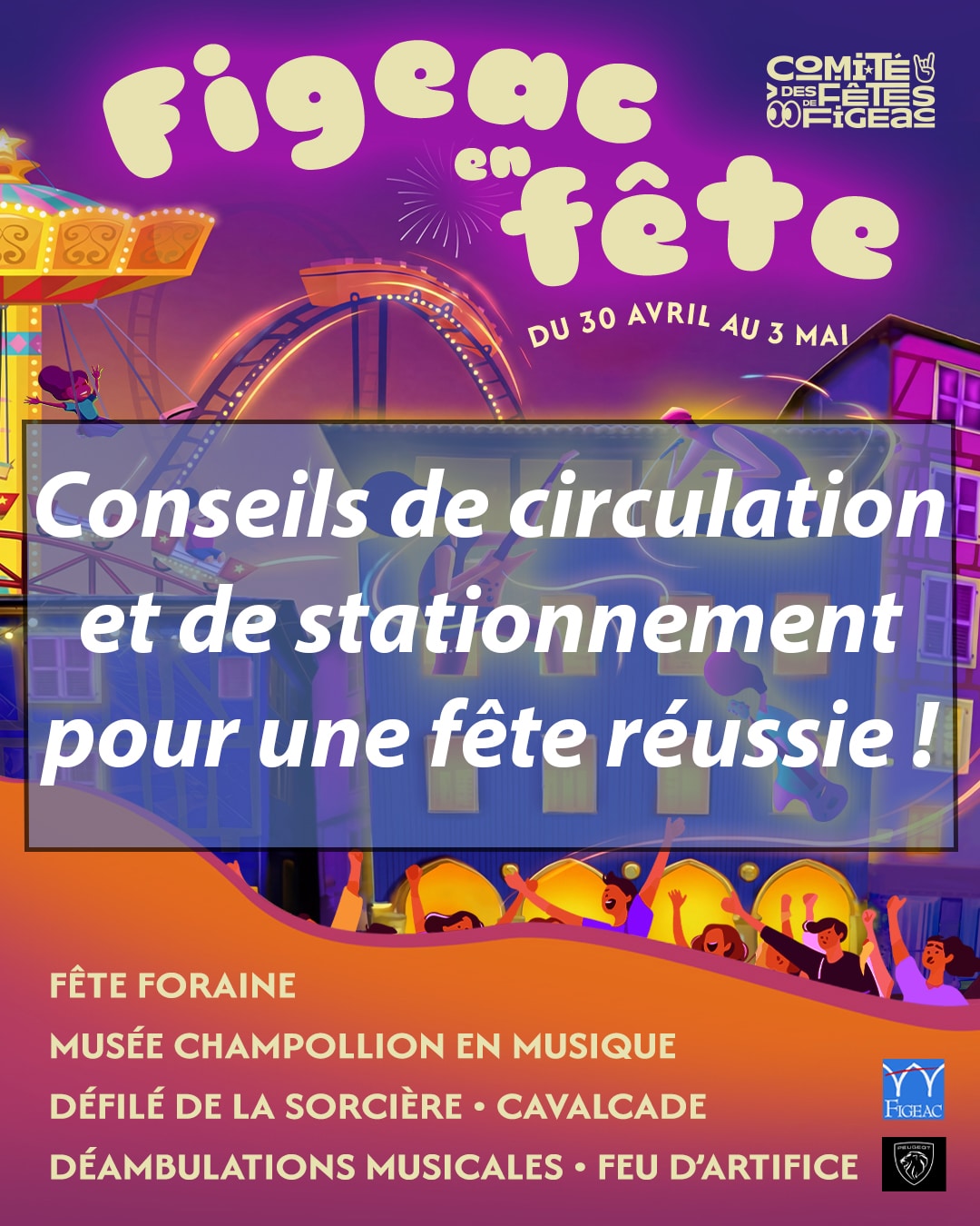 Visuel Circulation Fête